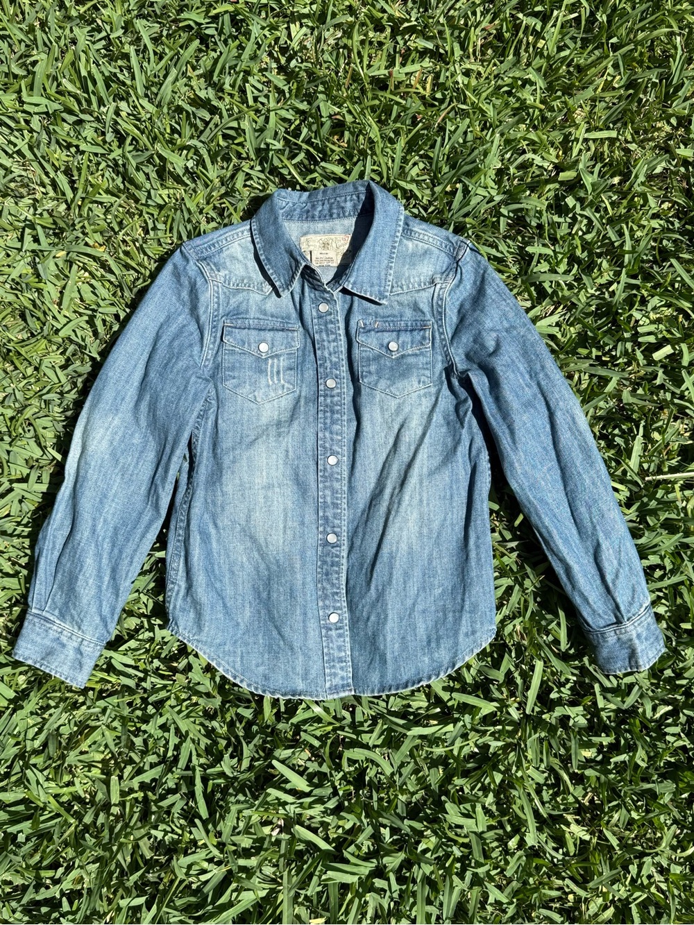 Ralph Lauren (heavy) Denim Shirt in Faded Blue
